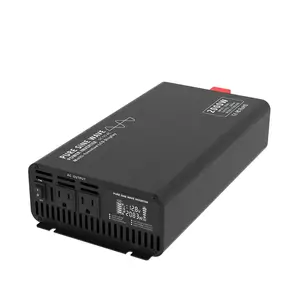 纯正弦波太阳能逆变器功率3000W 12v至220伏逆变器24V/48V/96V/110V DC至交流120V/230V/240V