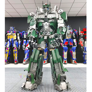 New High-End Fashion Green Color <strong>Optimus</strong> <strong>Prime</strong> Robot Mascot <strong>Costume</strong> for Adults Wear Walking Robot <strong>Costumes</strong> - Product Image 1