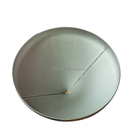 Tête conique en acier allié, angle de cône de 60 degrés, diamètre de bout minimal de 400 mm, norme EN10028 ASME U, pour réservoir de stockage de produits chimiques et d'huile