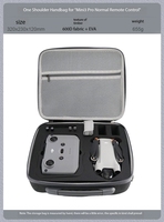 2025 boîte de rangement rigide antichoc EVA personnalisable pour DJI RC Pro 2 sac de rangement Portable Drone étanche