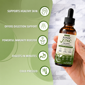 <span class=keywords><strong>Suplemento</strong></span> Dietético de <span class=keywords><strong>Zinc</strong></span> Iónico y Minerales Traza, Gotas Líquidas Orales de 60 ml, Apoya el Bienestar de la Piel, el Sistema Inmunitario y Digestivo para Adultos - Product Image 3