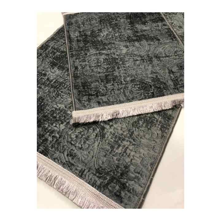 Bath Mat Set Double Non-Slip Base Machine Washable