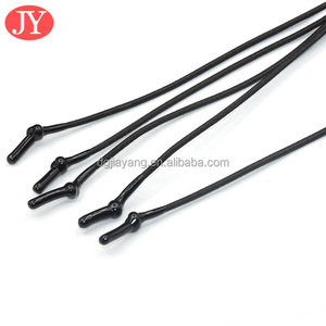 Bungee ren 100% polyester bện tráng ngâm tip thắt nút dây kết thúc dây đàn hồi cho Hoodies túi dệt may nhà dệt - Product Image 2