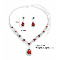 XE-10 Collier et boucles d'oreilles pendantes en cristal de diamant pour femmes, très vendu, luxueux, élégant et tendance pour les mariages, les fêtes, les cadeaux