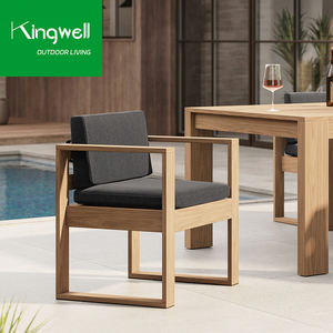 Nouvelle conception <span class=keywords><strong>de</strong></span> meubles <span class=keywords><strong>de</strong></span> piscine en teck, imperméables, modernes, <span class=keywords><strong>table</strong></span> et chaises <span class=keywords><strong>de</strong></span> salon <span class=keywords><strong>d</strong></span>'extérieur pour la cour et l'hôtel - Product Image 4