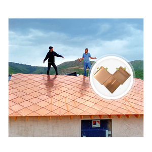 पेशेवर अनुकूलन कॉपर छत निर्माता वर्ग फ्लैट लॉक कॉपर टाइल सजावट घर छत - Product Image 1