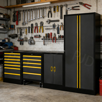 Meilleures ventes : Poste de travail modulaire en acier, armoires à outils combinées et établi pour atelier et garage professionnel