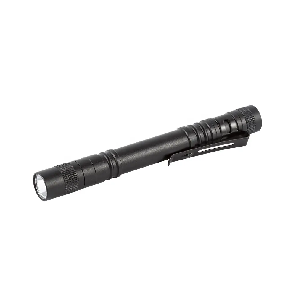 2aaa batterie ip68 zoomable led stylo lampe de poche torche