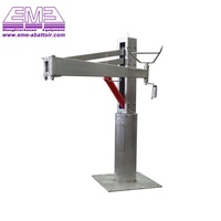 Nouveau type de bras Type quart de livraison de carcasse Descend Machine équipement de machines d'abattoir pour l'abattoir de bétail