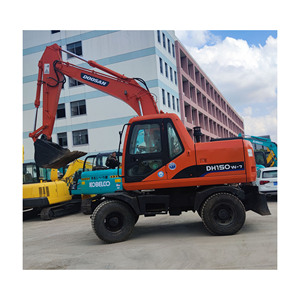 รถขุด Doosan DH150 คุณภาพสูง มือสอง ขนาด 15 ตัน แบบตีนตะขาบ แชสซียาว เครื่องจักรก่อสร้าง ลดราคา - Product Image 1