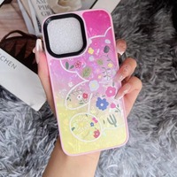 Étui de protection arrière en cuir de luxe au design tendance pour accessoires de téléphone portable iPhone 11 12 13 14 15 16 17 18 Pro Max et Samsung