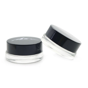 Envases de Vidrio Grueso de Perfil Bajo de 7 ml <span class=keywords><strong>con</strong></span> Tapas Negras - Frascos para Concentrados, Bálsamo Labial, Cera, Cosméticos - Product Image 5