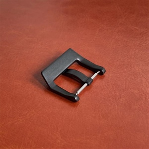 ソリッドワイドタング20 22 24mm304ステンレススチールレザーウォッチバンドバックル - Product Image 6