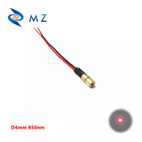 Nouveau module laser rouge compact mini 4 mm 650 nm 5 mW à faible puissance industrielle avec positionnement précis MZLASER
