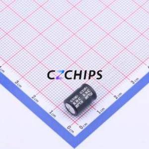 Condensateur électrolytique en aluminium à montage traversant EGT226M2AF12RRS0P, composant à montage traversant THT, D8xL12mm 22uF 20% 100V 3.5mm - Product Image 2