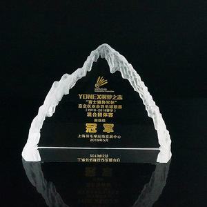 Хрустальные заготовки HBL для сублимации и 3D лазерной гравировки: ледяные вершины, фоторамки, трофеи для корпоративных подарков - Product Image 2