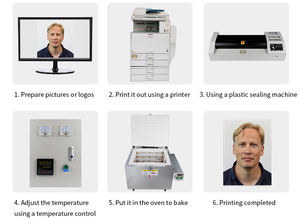 Оборудование для похоронных принадлежностей, используемое Модифицированная фотоплитка, печатная машина с высоким разрешением, керамическая фотомемориальная плитка, принтер - Product Image 5