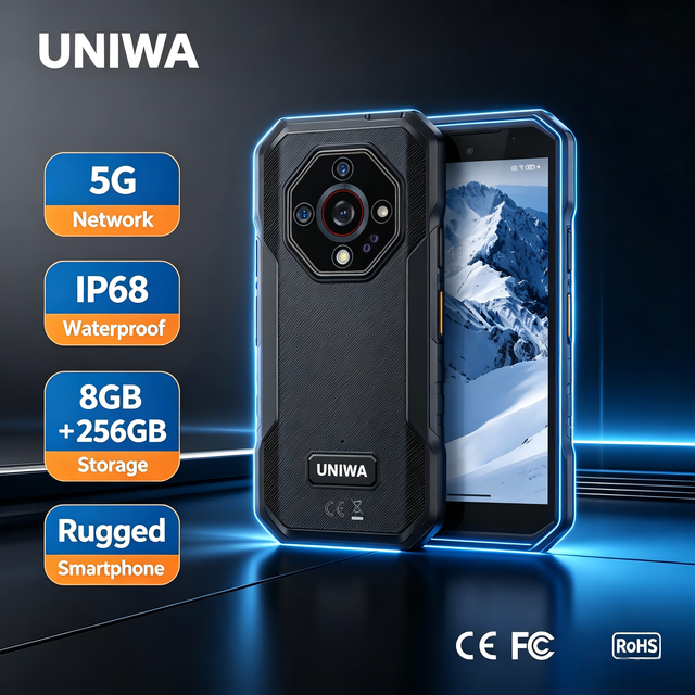 IP68/IP69K Global Mobile Phone 5G with 8GB RAM 256GB ROM Rugged Smartphone