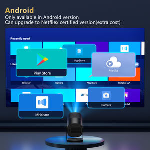 Mini <span class=keywords><strong>projecteur</strong></span> portable <span class=keywords><strong>de</strong></span> haute qualité F1 pour l'<span class=keywords><strong>extérieur</strong></span> avec système d'exploitation Android 1080P <span class=keywords><strong>Haut</strong></span>-parleurs stéréo HIFI Cinéma et jeux - Product Image 4