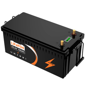 EU Stock Fast Ship LiFePO4 Lithium <b>Battery</b> <b>24V</b> 100Ah 100A BMS CE/RoHS Certified 3000 Cycles for Solar Energy Truck Marine Boat - Product Image 2