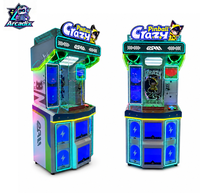 Arcadix Machine de flipper à monnayeur avec jeu de récompenses, jeu de loterie Crazy Arcade pour centre de jeux et fête foraine