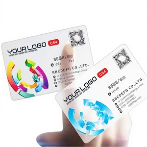 Tarjetas Magnéticas de PVC Transparentes de Lujo Personalizadas al por Mayor de Fábrica, Impresión Digital con Laminación de Película para Regalos de Membresía Premium - Product Image 2