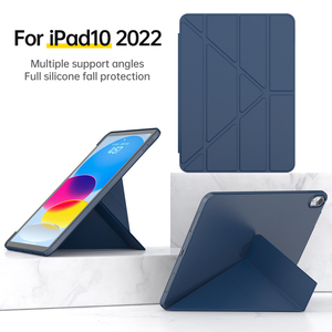 Étui en cuir à rabat Y Fold avec fonction veille automatique, support antichoc pour tablette iPad Air 11, Air 6, M3, Air 4/5 10.9 - Product Image 2