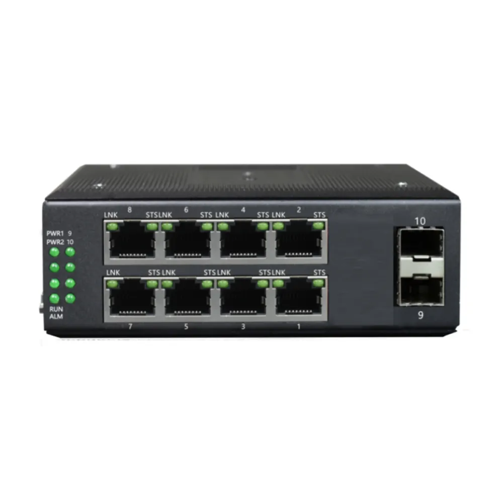 Layer 2 Industrial Managed Ethernet Switch 8 Port Gigabit SFP Network Switch