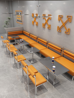 Table à manger en acier inoxydable à motifs uniques, matériaux écologiques, pour hôtels modernes, prix de gros