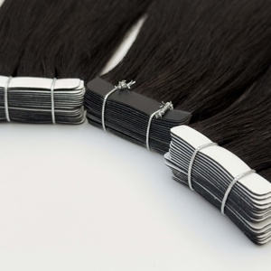 Extensiones de Cabello con Cinta Adhesiva de Alta Calidad, 100% Cabello Europeo Virgen, Extensiones de Cabello Humano Ruso con Cinta Adhesiva - Product Image 5
