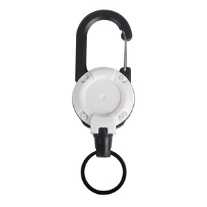 Mousqueton rétractable robuste avec câble en acier, boucle à ressort et porte-clés pour activités sportives en extérieur - Product Image 4