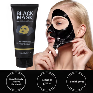 Masque d'élimination des points noirs à base de plantes Centella, masque facial en coton à bande nasale pour la purification des pores Masque de beauté personnalisable OEM/ODM - Product Image 3