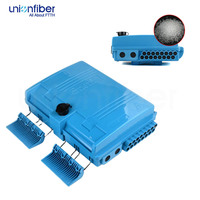 Boîtier FTTH Fibre Optique 16 Cœurs Extérieur Étanche IP65 Boîtier NAP FAT 1x16 Ports SC à Brancher Mural Couleur Personnalisée
