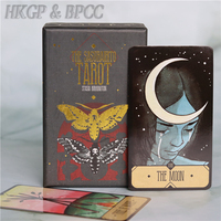Ensemble de cartes de Tarot pour débutant, 78 cartes de bonne qualité, au toucher doux, impression personnalisée, nouveauté 2020