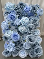 Mur de fleurs artificielles romantiques de petite taille Hago, idéal pour les décorations d'événements de mariage