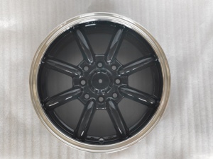 Syac ล้อรถขนาด14นิ้วล้ออัลลอย R14x5.5j PCD4x100/4x114.3สีดำขอบเงาล้อรถโดยสาร - Product Image 6