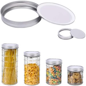 Ball <span class=keywords><strong>Canning</strong></span> Deckel 86 mm Breite Mund Einmach glas Bänder und Deckel mit Silikon - Product Image 4