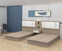 All-inclusive, umweltfreundliche, langlebige, wasserabweisende Hotel-Schlafzimmermöbel im modernen europäischen Design für Apartments und Hotels