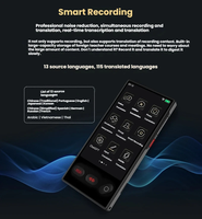 Dispositif de traduction portable S35, grand écran, 148 langues, traducteur vocal intelligent, traduction en temps réel, traduction hors ligne