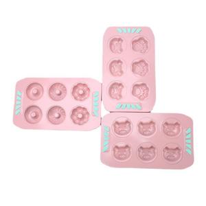 Pink 6-Cavity Cartoon Pig Cake Mold Non-Stick Baking Pan For Home DIY Baking Tools - Product Image 3