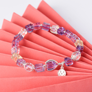 Stylish High-quality Silver Natural Ametrine Loose <b>Gem</b> Bead <b>Bracelet</b> for Engagement Wedding Anniversary & Party Gifts - Product Image 6
