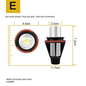 Feux de brouillard LED Angel Eye 5W E39 E60, bande lumineuse de jour, décodage OLIVER pour F22/F87 F30/F31/F35 <span class=keywords><strong>2012</strong></span>-2019 - Product Image 2