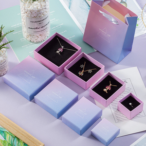 Beyaz sünger Insert ile mücevher küpe çekmece kutusu için toptan özelleştirme ambalaj kutuları - Product Image 3