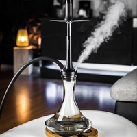 Russie Original détail restauration Doosha narguilé Shisha âme noire acier inoxydable intérieur maison fête fumer Shisha narguilé