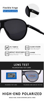 Prix d'usine Lentille surdimensionnée Lunettes de soleil Logo personnalisé Anti Corrosion par Eau de mer Lunettes de soleil de plage en plein air