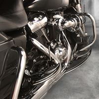 Planches de sol pour passager avec levier de changement de vitesse talon-orteil 1980-2023 pour Harley Touring Road King Road Street Glide