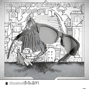 Gafas de Sol Inteligentes con Traducción IA, Auriculares Inalámbricos Integrados, Gafas Deportivas para Exteriores con Llamadas Manos Libres, Auriculares Inteligentes Vestibles - Product Image 2