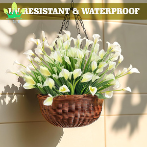 Nhân Tạo Hoa <span class=keywords><strong>Calla</strong></span> <span class=keywords><strong>Lily</strong></span> Nhựa Nhà Máy Bên Ngoài Hoa Cho Nhà Trong Nhà Trồng Vườn Hiên Bảng Bình Nghĩa Trang Mùa Xuân Trang Trí Nội Thất - Product Image 4