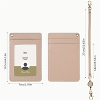 Porte-badge d'identification rétractable en gros avec cordon et clip, étui pour cartes d'identité pour adolescents ou employés de bureau
