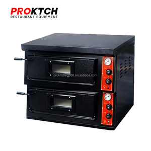 Forno per Pizza a Gas CE con Design a Circolazione di Calore 500 ° Forno Professionale per Ristoranti a Riscaldamento Rapido, Design Durevole, <span class=keywords><strong>Interni</strong></span> Facili <span class=keywords><strong>da</strong></span> Pulire - Product Image 1